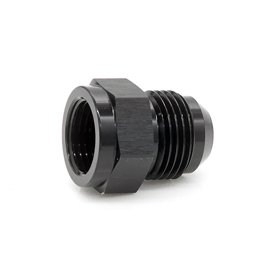 Crowline Racing -4AN FEMALE AN TO -6AN MALE AN FLARE EXPANDING ADAPTER, BLACK HARD ANODIZED