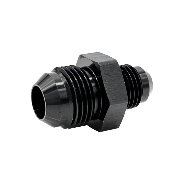 -10AN TO -8AN MALE AN FLARE REDUCING ADAPTER, BLACK HARD ANODIZED