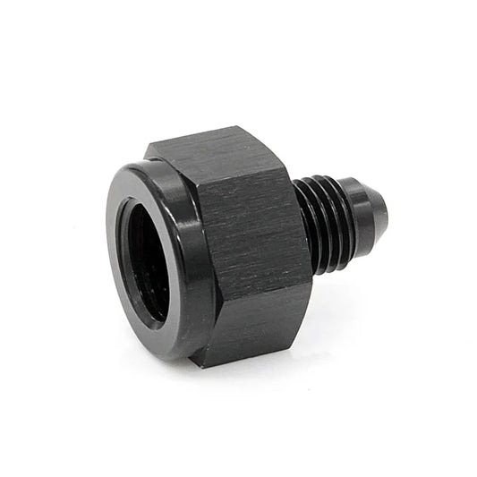 Crowline Racing -10AN FEMALE AN TO -4AN MALE AN FLARE REDUCING ADAPTER, BLACK HARD ANODIZED